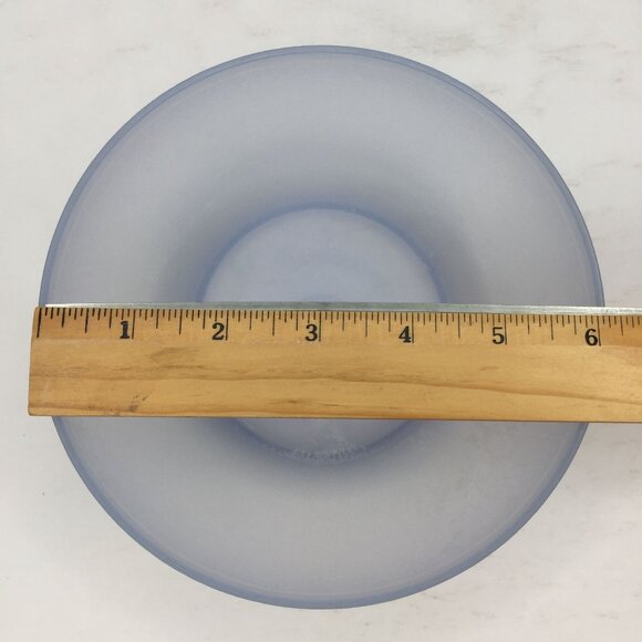 Vintage Servalier Tupperware Set 2 Cereal Bowl Blue Yellow Sunburst Lids Storage - Picture 14 of 16